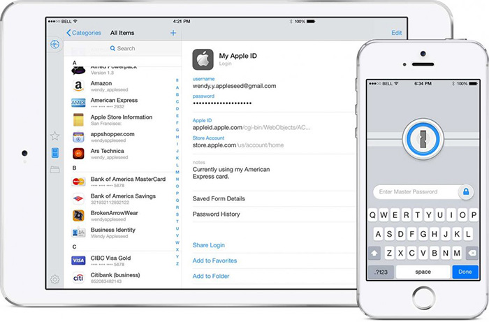 1Password is available pretty much everywhere – including iOS.